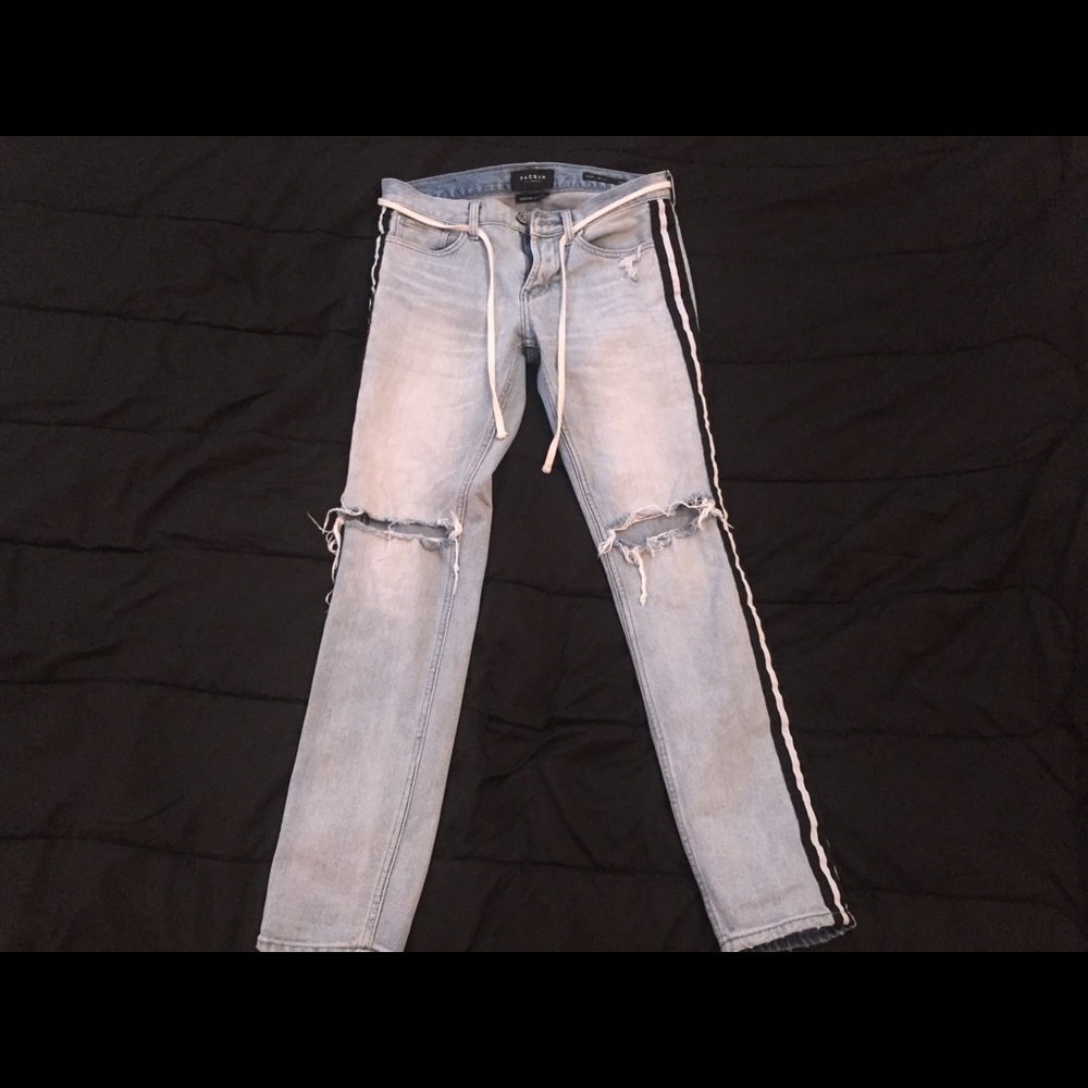 Pacsun Distressed Jean Joggers (NWOT)